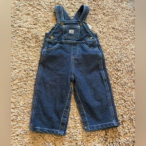 Girls Carhartt Kids Dark Blue Overalls